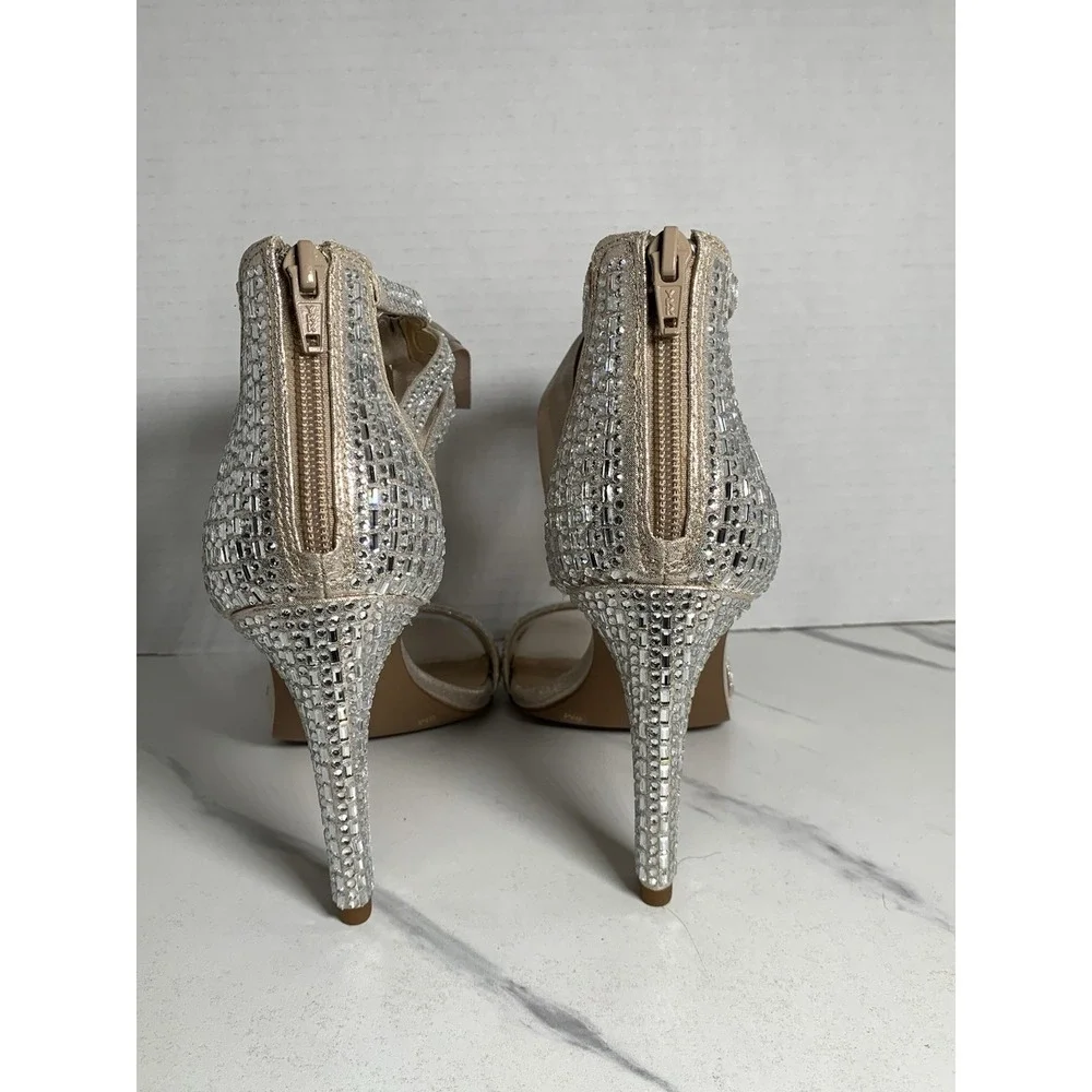 Gianni Bini Prom Queen Light Gold Shoes Size 8 Never Worn/no Box‎